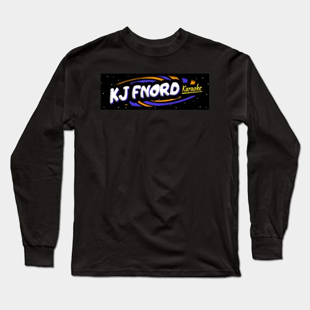 KJ Fnord Milky Way Midnight Design Long Sleeve T-Shirt by howardhallis